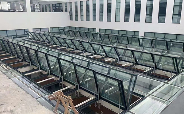 百安科技有限公司近期海晏排烟窗项目案例分享